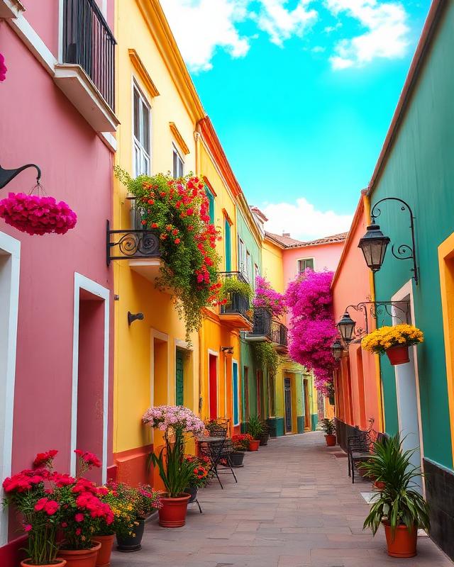 Travel view of Colombia